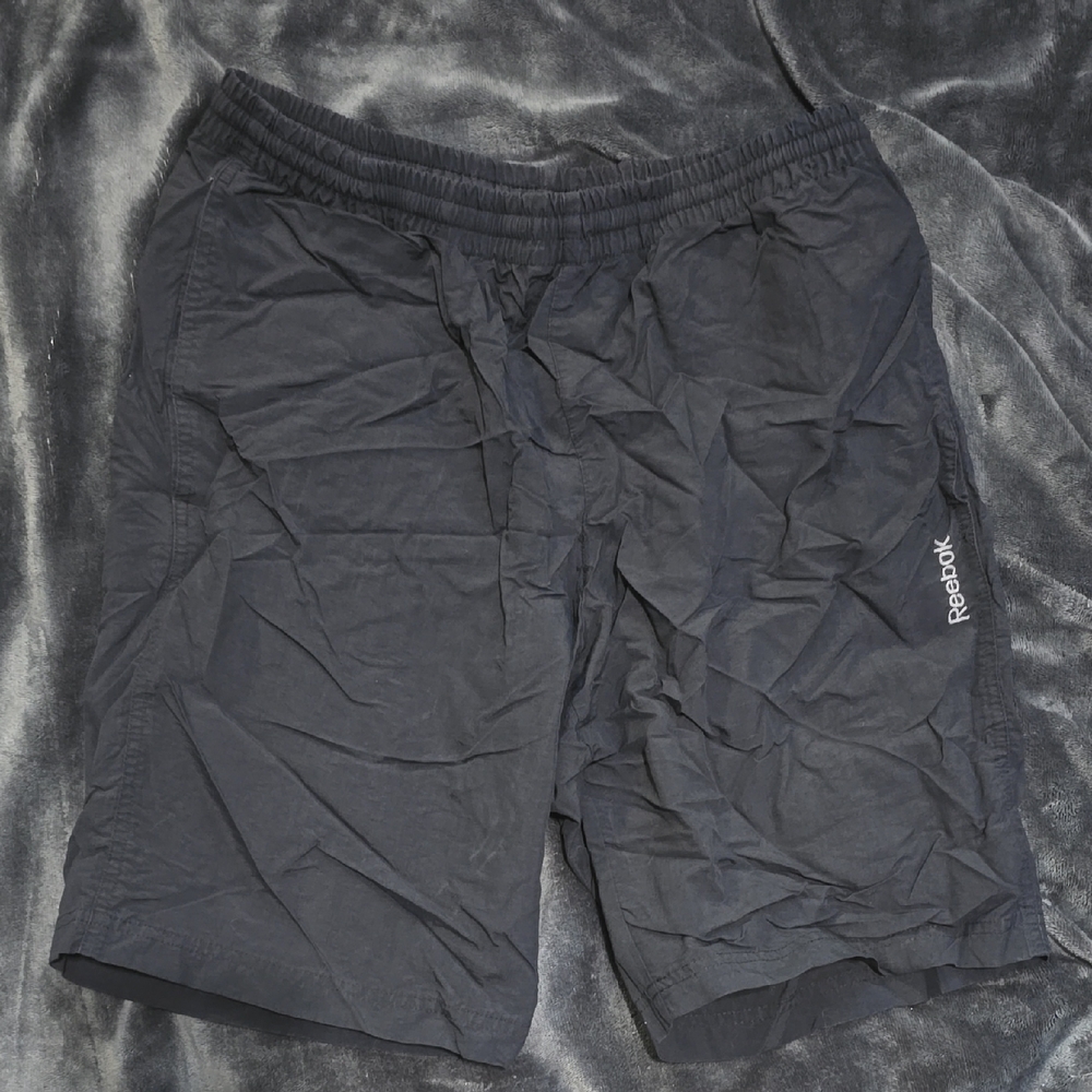 Reebok Men's Charcoal Athletic Shorts